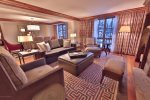 Living Room St. Regis Aspen Residence Club 3 Bedroom Vacation Rental